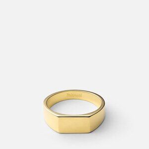 Miansai Mens Gold Vermeil Arden Ring